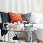 Chenille Modern Luxury American Sofa Throw Pillow Cover With Feather Velvet