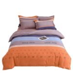 Cotton Brushed Printed Four-piece Bedding Set - Image 5
