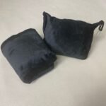 Foldable Convertible Flannel Throw Pillow Blanket - Image 7