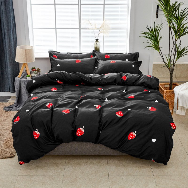 1110797180317.jpg Aloe cotton four-piece bedding set - Image 1