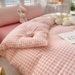 Washed Cotton Four-piece Bedding Set - Image 8