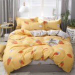 Four-piece Bedding Bed Linen Quilt Cover Aloe Cotton Home Textile - Image 4