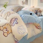 Washed Cotton Four-piece Bedding Set Student Dormitory - Image 8
