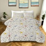 3 Pieces Mushroom Decoration Comforter Set Soft Bedding Set For Home Bedroom Decor Twin Full Queen King Size - Image 5