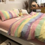 Washed Cotton Four-piece Bedding Set - Image 9