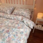 Retro Nude Floral Cotton Four-Piece Bedding Set - Image 4