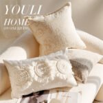 Linen Nordic Style Throw Pillow Covers With Tassel Cushion Cases Caramel Color Pillows Retro Texture Cushion Case Geometric Decorative Pillow Cover  For Couch Sofa Bedroom Living Room - Image 4