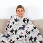 1pc Adorable Fleece Dog Blanket - Soft, Cozy, Lightweight, Warm, Flannel Throw - Image 3