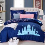 Cotton cartoon active thickening sanding four-piece cotton wedding gift linen quilt cover bedding - Image 2