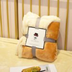 Spring Autumn Flannel Blanket Plush Plaid Decorative Sofa Couch Throw Blankets On Bed Thermal Fluffy Fleece Blanket On Sale - Image 3