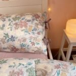 Retro Nude Floral Cotton Four-Piece Bedding Set - Image 3