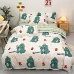Four-piece Bedding Bed Linen Quilt Cover Aloe Cotton Home Textile - Image 10