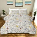 3 Pieces Mushroom Decoration Comforter Set Soft Bedding Set For Home Bedroom Decor Twin Full Queen King Size - Image 6