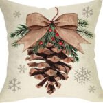 Winter Series Throw Pillow Cover Linen - Image 7