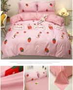 Cotton Sweet Twill Sheet Quilt Cover Bedding Set - Image 2