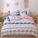 Washed Cotton Four-piece Bedding Set Autumn Single - Image 8