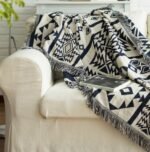 Geometric Cotton Blanket Throw Comforter - Image 5