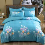 Cotton Winter Linen Quilt Cover Bedding Set - Image 6
