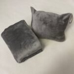 Foldable Convertible Flannel Throw Pillow Blanket - Image 6