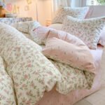 Cotton Four-piece Set Simple Small Floral Bedding - Image 5