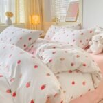 Washed Cotton Four-piece Bedding Set Student Dormitory - Image 7