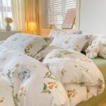 Washed Cotton Four-piece Bedding Set Student Dormitory - Image 10