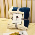 Spring Autumn Flannel Blanket Plush Plaid Decorative Sofa Couch Throw Blankets On Bed Thermal Fluffy Fleece Blanket On Sale - Image 4