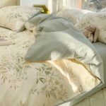 Washed Cotton Four-piece Bedding Set - Image 3