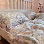 Retro Nude Floral Cotton Four-Piece Bedding Set - Image 2