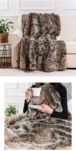 Luxury Faux Fur Throw Blanket - Image 3