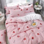 Four-piece Bedding Bed Linen Quilt Cover Aloe Cotton Home Textile - Image 6