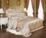 Ice Silk Jacquard European Luxury High-end Linen And Cotton Bedding Set - Image 9