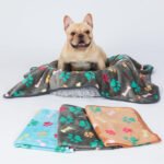 Pet Blanket Dog Cat Pad Warm Blanket Confetti Bone Dog's Paw Blanket - Image 4