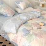 Washed Cotton Four-piece Bedding Set - Image 4