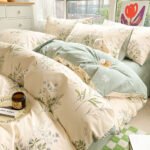 Cotton Four-piece Set Simple Small Floral Bedding - Image 6