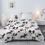 1pc Adorable Fleece Dog Blanket - Soft, Cozy, Lightweight, Warm, Flannel Throw - Image 4