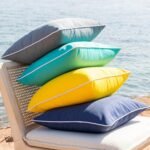 Outdoor Waterproof Solid Throw Decorative Pillow Cover Decorative Square Outdoor Pillows Cushion Case Patio Pillows For Couch Tent - Image 6