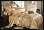 Ice Silk Jacquard European Luxury High-end Linen And Cotton Bedding Set - Image 10