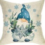 Winter Series Throw Pillow Cover Linen - Image 2