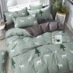 Four-piece Bedding Bed Linen Quilt Cover Aloe Cotton Home Textile - Image 7