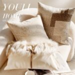 Linen Nordic Style Throw Pillow Covers With Tassel Cushion Cases Caramel Color Pillows Retro Texture Cushion Case Geometric Decorative Pillow Cover  For Couch Sofa Bedroom Living Room - Image 3