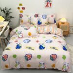 Four-piece Bedding Bed Linen Quilt Cover Aloe Cotton Home Textile - Image 5