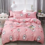 Four-piece Bedding Bed Linen Quilt Cover Aloe Cotton Home Textile - Image 3