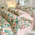 Cotton Four-piece Set Simple Small Floral Bedding - Image 4